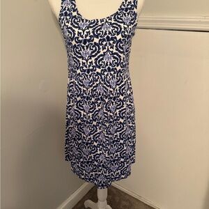 Charter Club Petite Medium Printed Dress sleeveless tank NWOT
